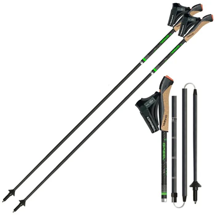 Палки для скандинавской ходьбы Gabel FLD Carbon 125 (7009400801250) (DAS302702)