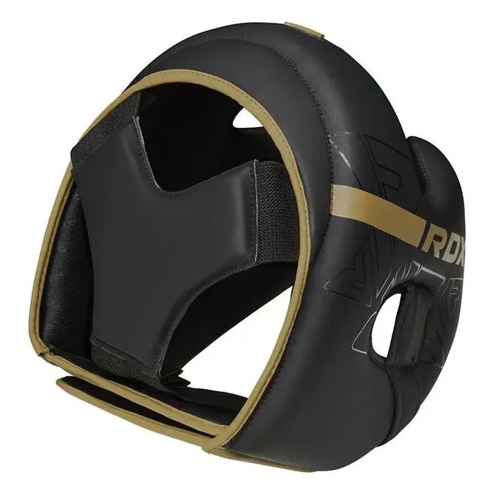 Боксерский шлем RDX F6 KARA Matte Golden L (HGR-F6MGL-L) изображение 5