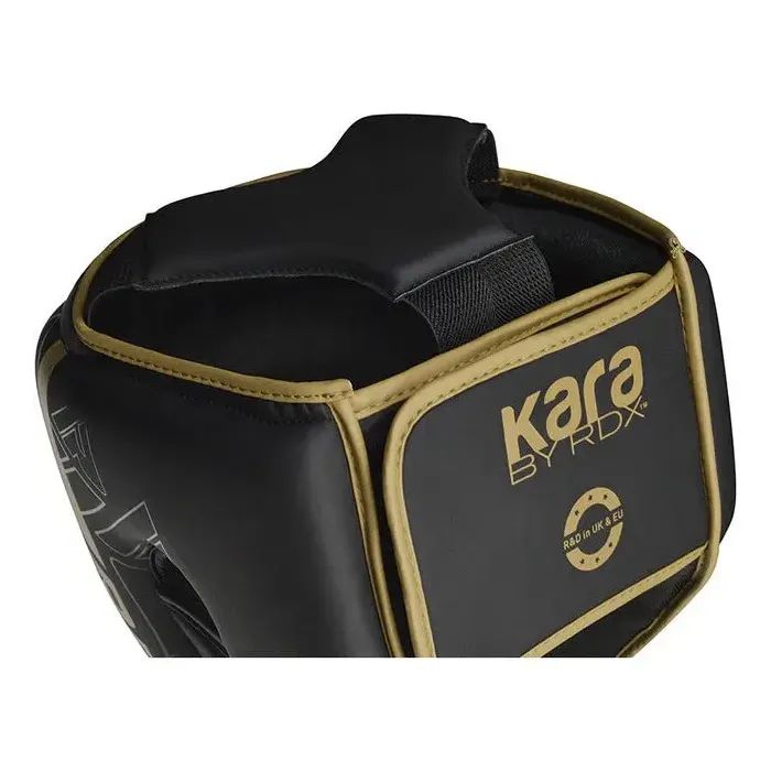 Боксерский шлем RDX F6 KARA Matte Golden L (HGR-F6MGL-L) изображение 6