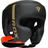 Боксерский шлем RDX F6 KARA Matte Golden M (HGR-F6MGL-M)