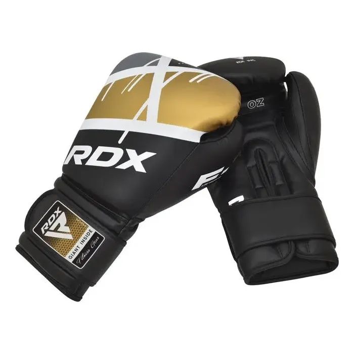 Боксерські рукавички RDX F7 Ego Golden 8 унцій (BGR-F7GL-8oz) зображення 2