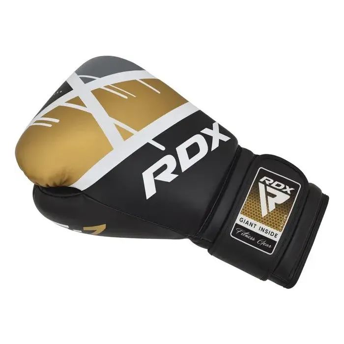Боксерські рукавички RDX F7 Ego Golden 8 унцій (BGR-F7GL-8oz) зображення 3