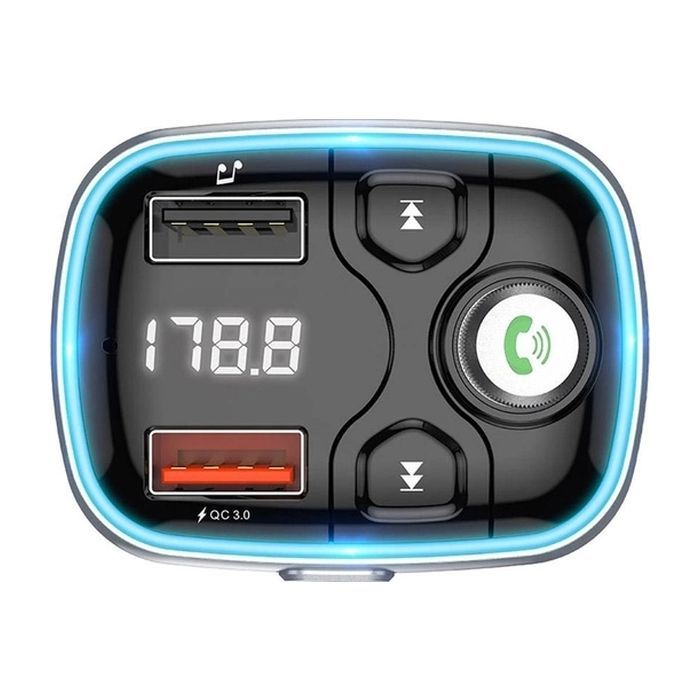 FM модулятор BOROFONE BC32, Black, Box изображение 5