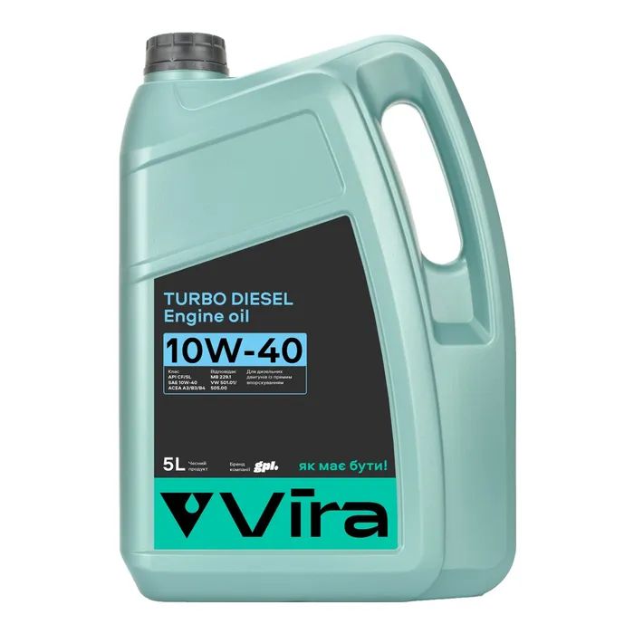 Моторное масло VIRA Turbo Diesel 10W-40 5 л (VI0301)