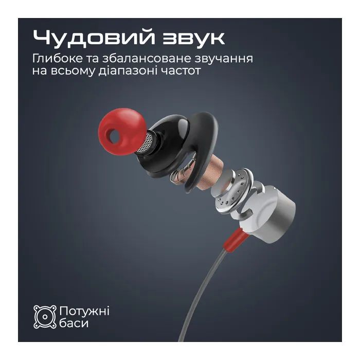 Навушники Promate Blend Blue (blend.blue) зображення 5