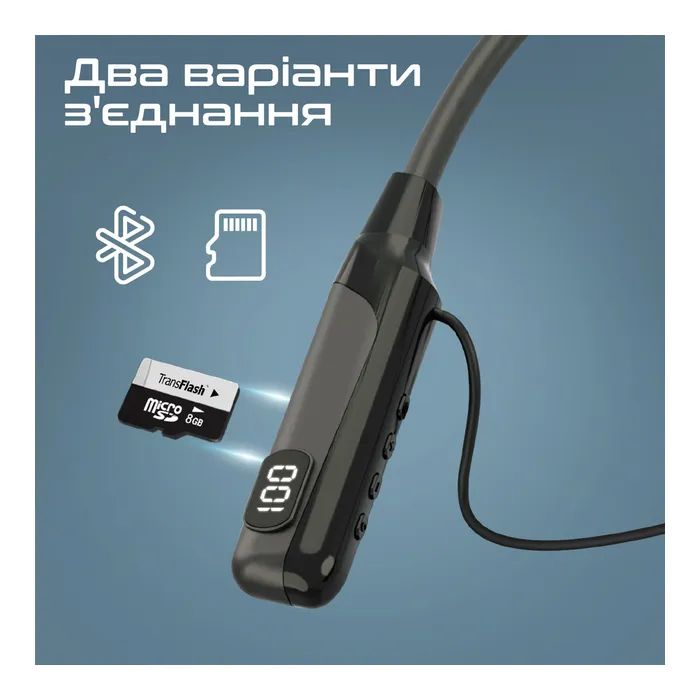 Навушники Promate Blend Blue (blend.blue) зображення 7