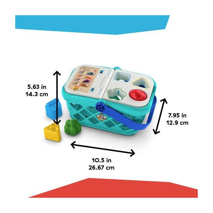 Развивающая игрушка Baby Einstein Сортер Корзина с покупками со звуками (800913) изображение 4