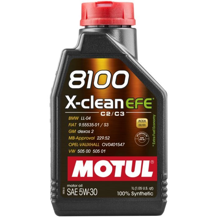 Моторное масло MOTUL 8100 X-cleаn EFE SAE 5W-30, 1л