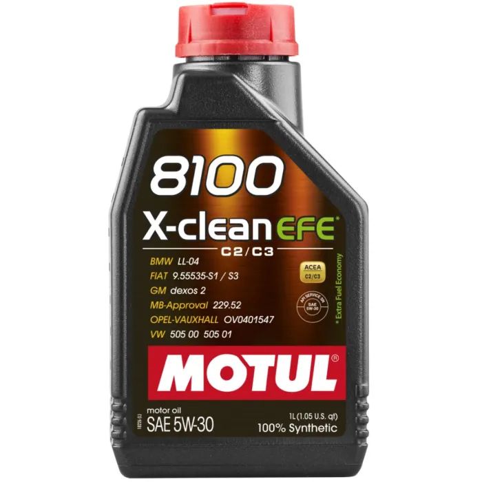 Моторное масло MOTUL 8100 X-cleаn EFE SAE 5W-30, 1л
