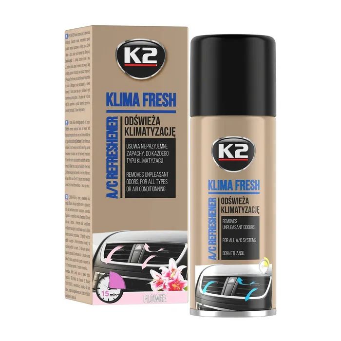 Автомобільний очисник K2 Klima Fresh "Квітка" 150 мл (K222FL) зображення 2