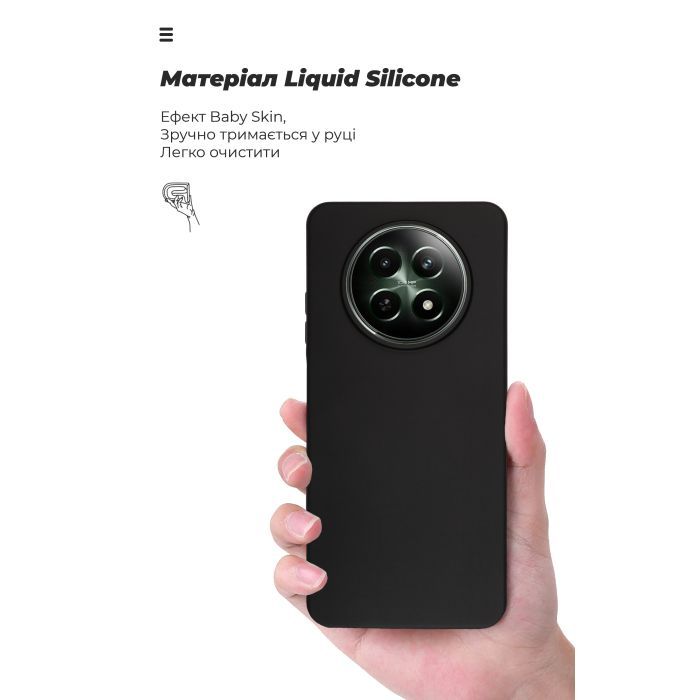 Чохол до мобільного телефона Armorstandart ICON Realme 12 5G Black (ARM77859) зображення 7