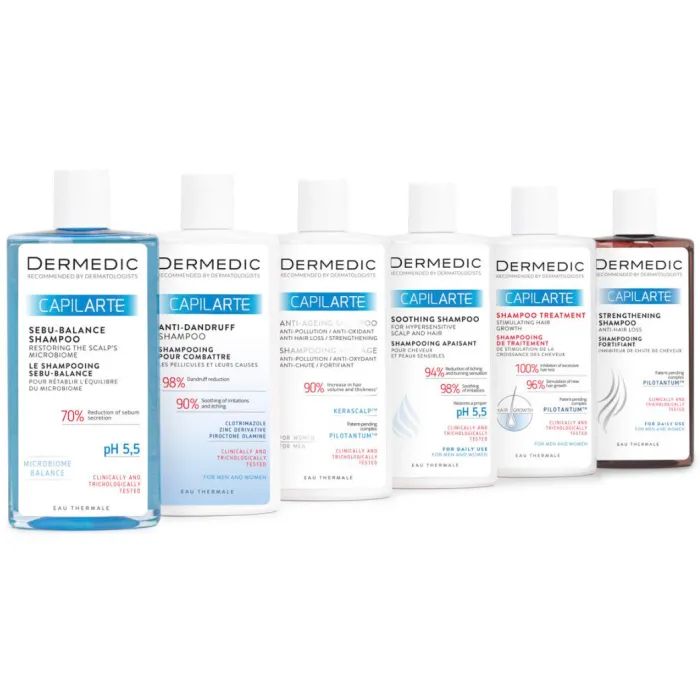 Шампунь Dermedic Capilarte Для стимулювання та відновлення росту волосся 300 мл (5901643174194) зображення 5