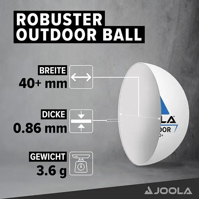Комплект для настільного тенісу Joola Duo Pro 2 Bats 3 Balls (54821) (930796) зображення 3