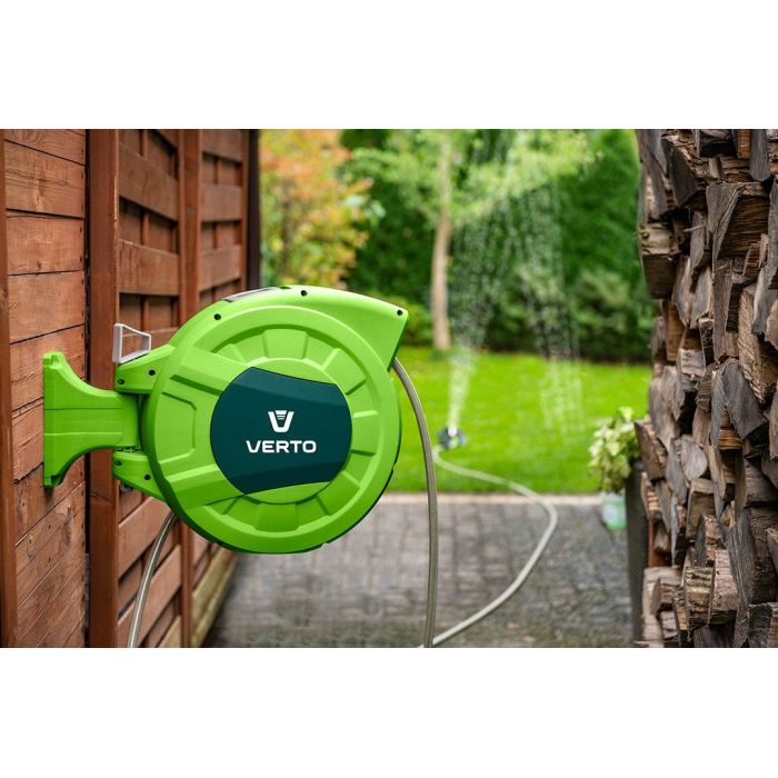 Поливочный шланг Verto на автоматической катушке, 20м+2м, 1/2" (15G891) изображение 7