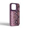 Чехол для мобильного телефона Harder Genuine Snake Apple iPhone 15 Pro Dark Purple (ARM76782) изображение 2