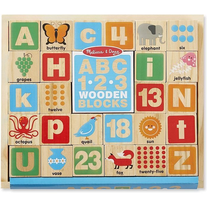 Кубики Melissa&Doug Цифры/Буквы (MD2253)