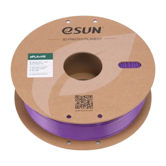 Пластик для 3D-принтера eSUN ePLA+HS, 1,75мм, 1кг, brown light (EPLA+HS-P175LC1) зображення 3