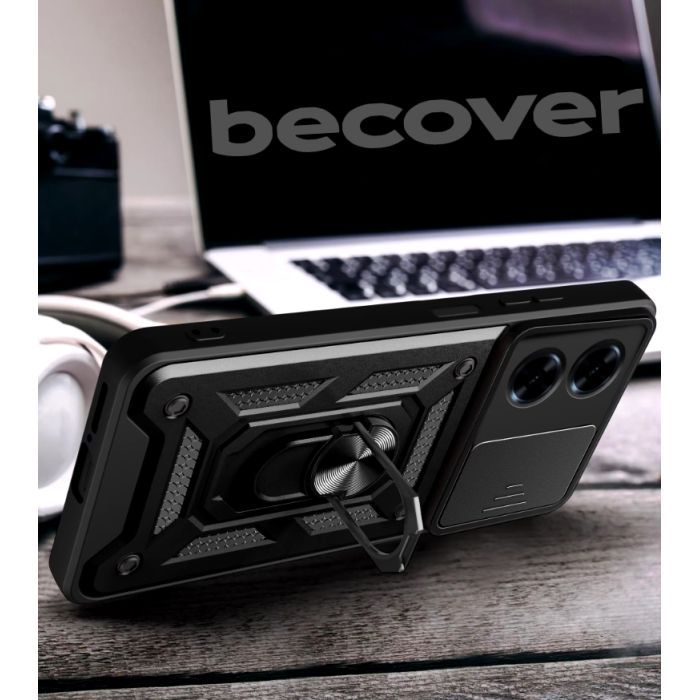 Чохол до мобільного телефона BeCover Military ZTE Blade A34 Black (712173) зображення 3