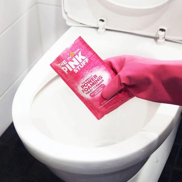 Средство для чистки унитаза The Pink Stuff Пенный порошок 3 х 100 г (5060033821664) изображение 2