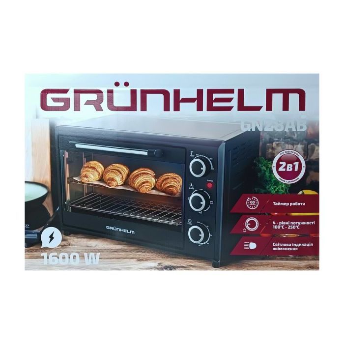 Електропіч Grunhelm GN28AВ зображення 10