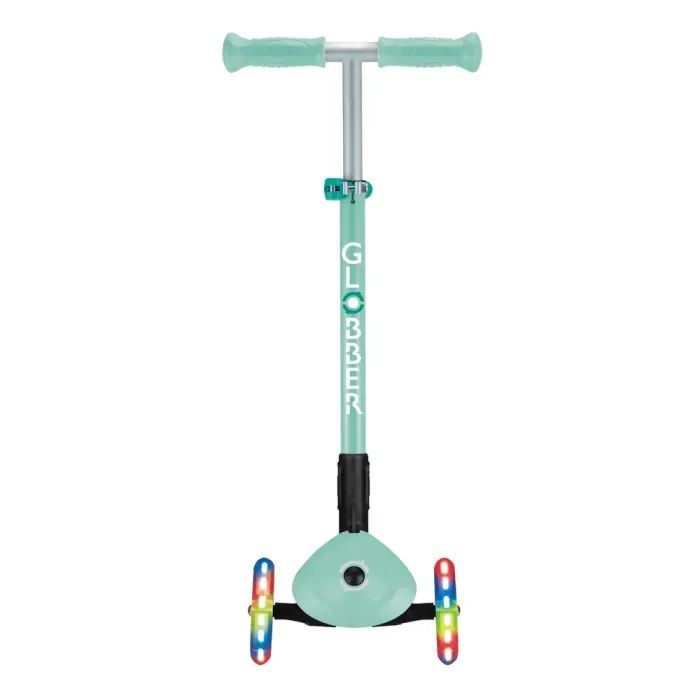 Самокат Globber Primo Foldable Lights колеса с подсветкой до 50 кг. 3+ Зеленый (432-106-3) изображение 4