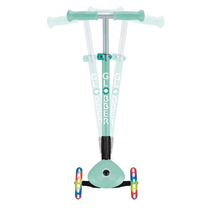 Самокат Globber Primo Foldable Lights колеса с подсветкой до 50 кг. 3+ Зеленый (432-106-3) изображение 6