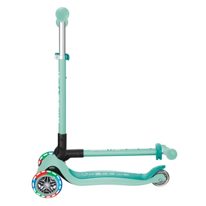 Самокат Globber Primo Foldable Lights колеса с подсветкой до 50 кг. 3+ Зеленый (432-106-3) изображение 9
