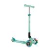 Самокат Globber Primo Foldable Lights колеса с подсветкой до 50 кг. 3+ Мятный (432-206-3)
