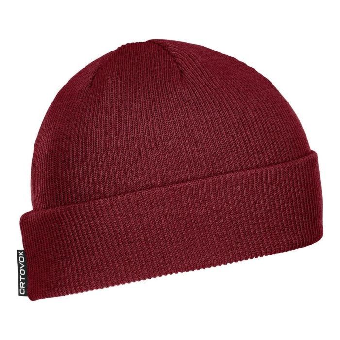 Шапка Ortovox Nicholson Rib Beanie dark blood - червоний (025.001.0089)