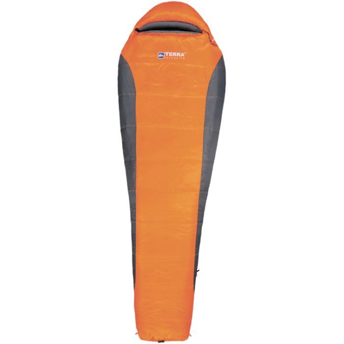 Спальний мішок Terra Incognita Siesta Regular 400 Left Orange/Grey (4823081505402)