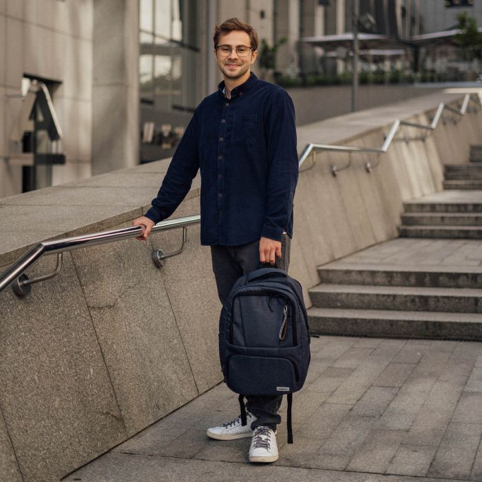Рюкзак для ноутбука Bagland 15,6" STARK grey (811412114/0014366) изображение 8