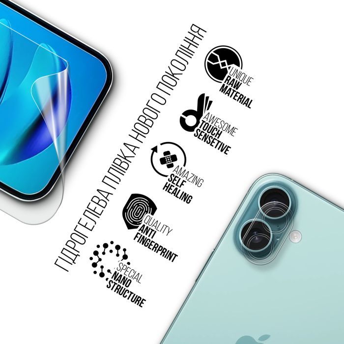 Плівка захисна Armorstandart Kit Clear Screen + Camera Apple iPhone 16 Plus (ARM80716) зображення 3
