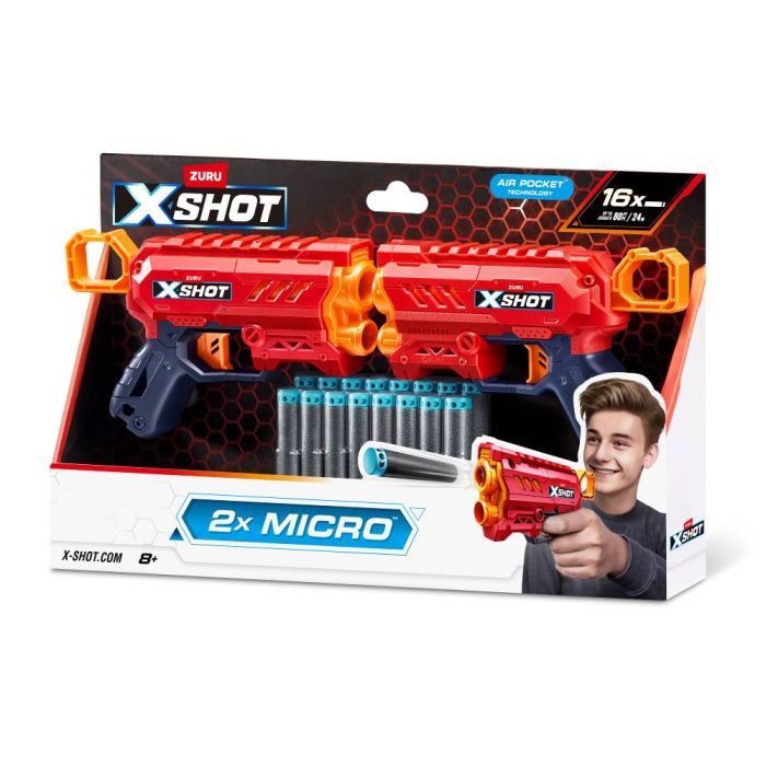 Іграшкова зброя Zuru Набір бластерів X-Shot Excel Double micro 2.0 (36727R)