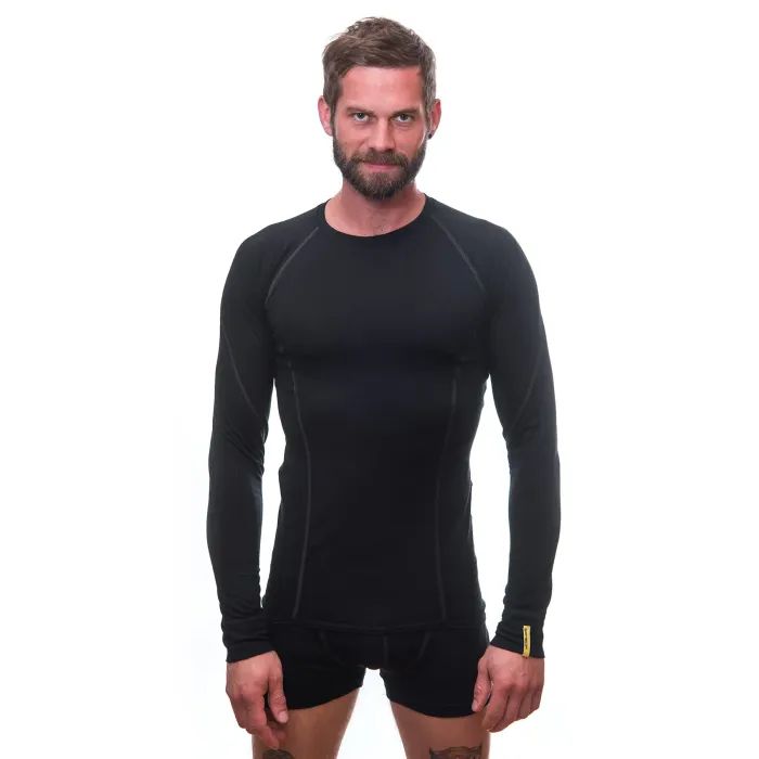 Термокофта Sensor Merino Active LS black 11109033 M (SM11MA-black-M) изображение 4
