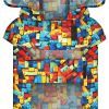 Дождевик для животных WAUDOG Clothes Накидка с капюшоном Блоки XXS (354-4056) изображение 4