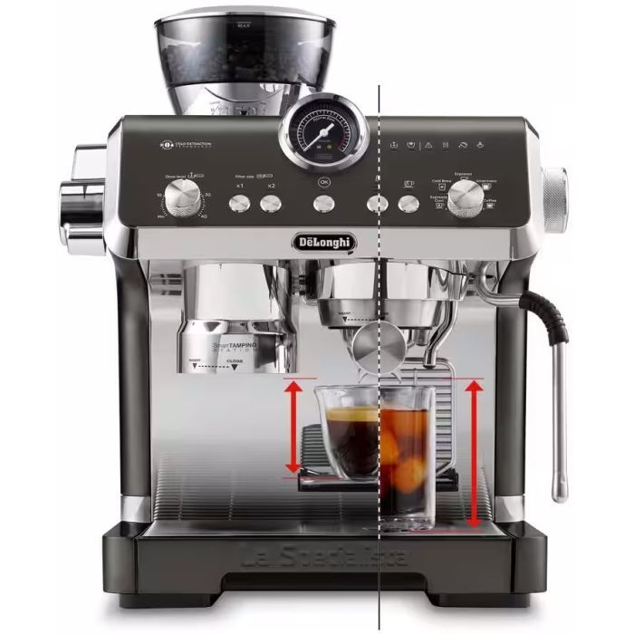 Рожковая кофеварка эспрессо DeLonghi EC 9555 BK изображение 2