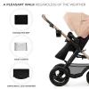 Коляска Kinderkraft 3 в 1 Moov 2 Air Sand Beige (KSMOOV02BEG0000) (5902533925773) изображение 11