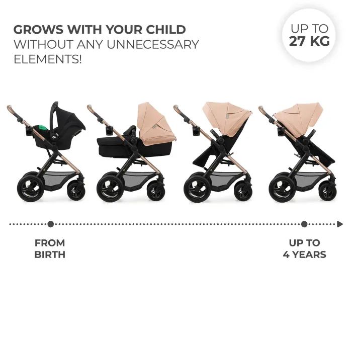Коляска Kinderkraft 3 в 1 Moov 2 Air Pure Black (KSMOOV02BLK0000) (5902533925759) изображение 12