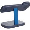 Зарядний пристрій Canyon wireless charger HEXAGON WCS-310 3in1 DarkGrey/Blue (CNS-WCS310DGBL) зображення 3
