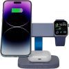 Зарядний пристрій Canyon wireless charger HEXAGON WCS-310 3in1 DarkGrey/Blue (CNS-WCS310DGBL) зображення 5