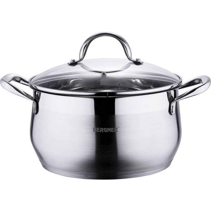 Каструля Bergner Gourmet, з кришкою 5.6 л (BG-6508)