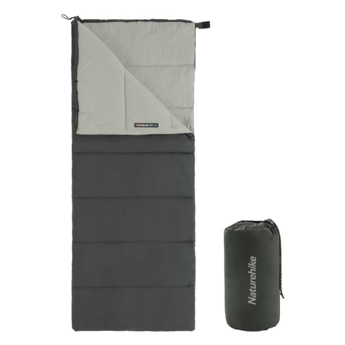 Спальный мешок Naturehike F150 NH22MSD05, лівий, темно-блакитний (6927595797761-L)