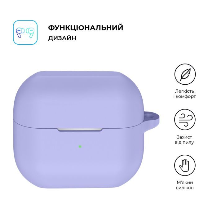 Чохол для навушників Armorstandart Hang Case для Samsung Galaxy Buds 3/3 Pro White (ARM79983) зображення 2