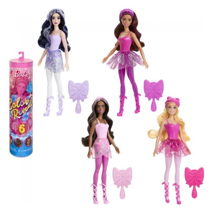 Кукла Barbie Color Reveal Балерина сюрприз (HRK17)