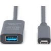 Дата кабель USB-С Male to USB-A Female 5.0m USB3.2 Gen2 Active 10G Digitus (DA-73113) изображение 2