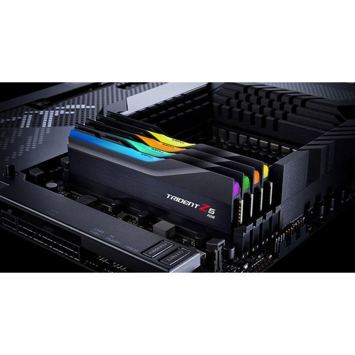 Модуль памяти для компьютера DDR5 96GB (2x48GB) 5600 MHz Trident Z5 RGB Matte Black G.Skill (F5-5600J4040D48GX2-TZ5RK) изображение 6