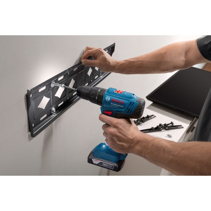 Шуруповерт Bosch GSB 183-LI 18V, 2х2Ah, 21-56 Нм, 374-1815 об/мин, кейс, 1.2 кг (0.601.9K9.100) изображение 10