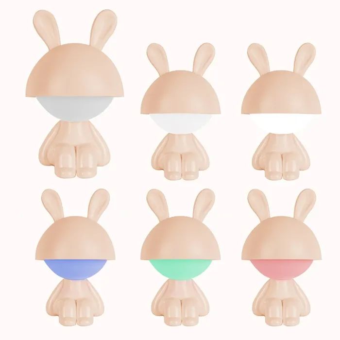 Нічник Kite Світильник LED з акумулятором Cute Bunny, персиковий (K25-316-1-4) зображення 4