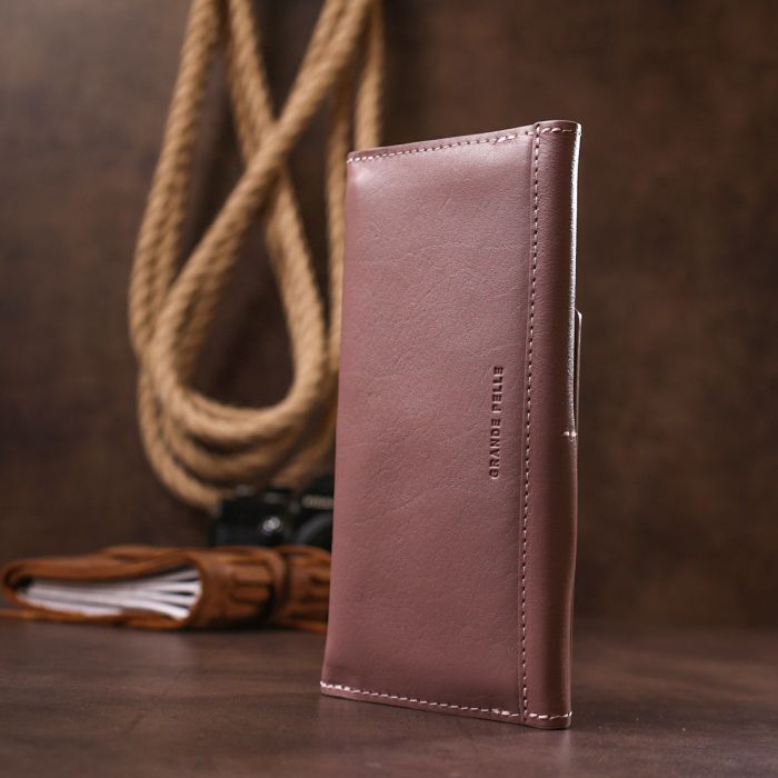 Кошелек Grande Pelle Кожаный Розовый (11577) изображение 10