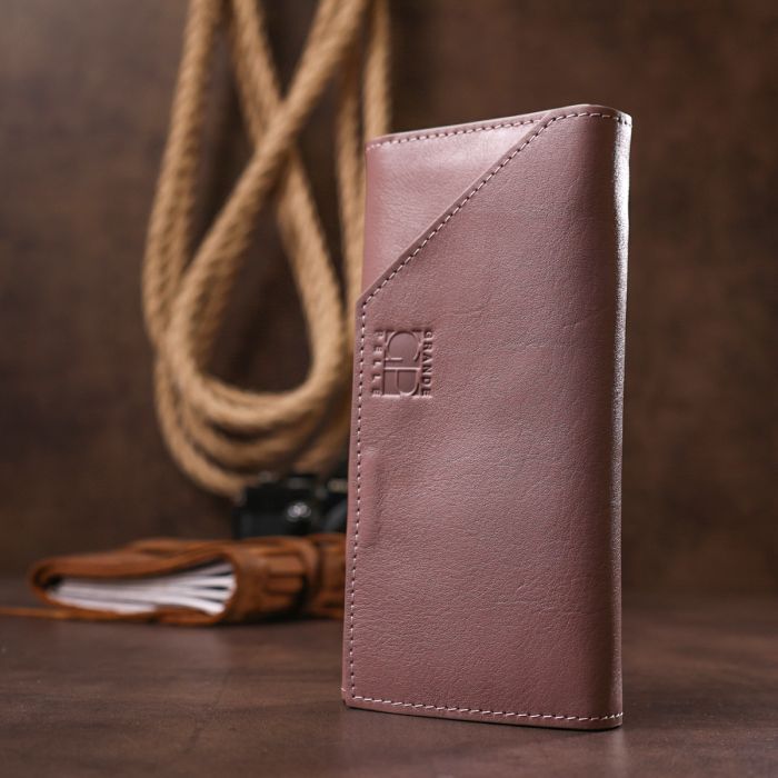 Кошелек Grande Pelle Кожаный Розовый (11577) изображение 9